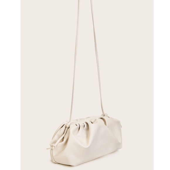 Clutch Pouch Ruched Vegan Leather - Picture 7 of 10